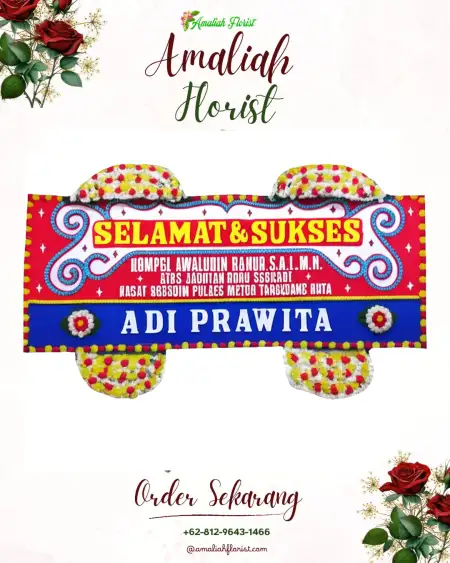 Papan Bunga Ucapan Selamat Patrasana