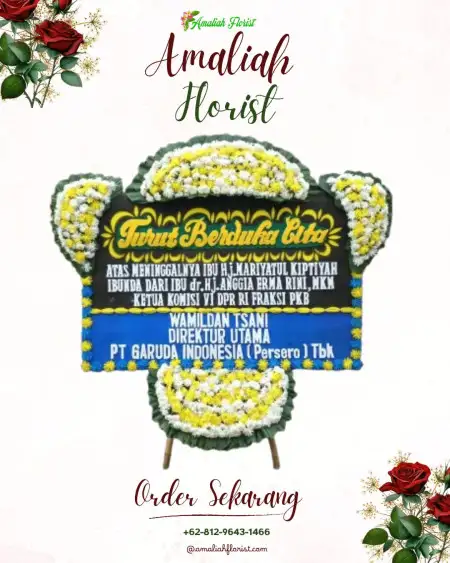 Papan Bunga Duka Patrasana